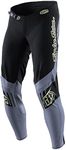 Troy Lee Designs Offroad Motocross Dirt Bike ATV Motorcycle Powersports Racing Pants for Men, GP (Icon Black/Gray, 34)