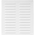 10" x 11" Inch / 260 x 280 mm White Air Vent Cover - Quality Steel Return Air Grilles - for Ceiling and Sidewall - HVAC - with Insect Protection Screen (10.23''x11.02'' Inch, White)
