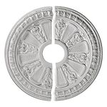 Ekena Millwork CM17RA2 17 5/8-Inch OD x 3 5/8-Inch ID x 7/8-Inch Raymond Ceiling Medallion, Two Piece