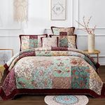 DaDa Bedding Bohemian Patchwork Bed