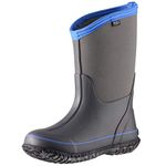 MCIKCC Kid Rain Boots, Waterproof Rubber Boots, Mid Calf Boots for Boy Girl, Mud Boots for Garden, Outdoor Camping, Farm ect., Size 12