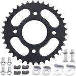 MWMNUN 420 Chain 37Tooth 58mm Rear Drive Sprocket Cog Compatible with Taotao SSR Taotao Coolster CRF50F Apollo Thumpstar Pit PRO Dirt Bike Black 50CC 70CC 90CC 110CC 125CC 140CC 160CC