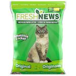 Fresh News Cat Litter, 25 Pounds, Beige