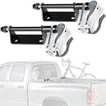 Truck Bed Bike Rack by Delta Cycle - Bike Hitch Lockable Bike Fork Mount Securely Holds 9 x 100mm Skewer Road, MTB, and Hybrid Bicycles - Lockable Quick Release Truck Bed Bike Mount