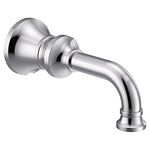 Moen S5001 Colinet Traditional Non-Diverting Tub Spout with Slip-fit CC Connection, Chrome