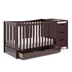 Graco Remi 4-in-1 Convertible Crib and Changer, Espresso