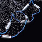 Pokerty9 Fishing Accessory, Fish Net, Fish Catch Net, for Freshwater Saltwater(3.6m)