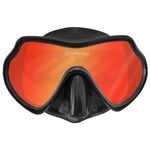 Oceanways Superview-HD w/ Anti-UV/Glare Optical Multicoating w/Anti-Fog Scuba/Spearfishing Dive Mask (OM940BKSFF) by SeaDive