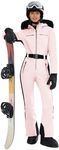 Yousify Womens Ski Suit One Piece Snowsuit Onesie Waterproof Windproof Ski Jacket Snowboard Sports Slim Jumpsuits Outerwear