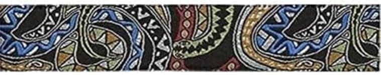 D'Addario Planet Waves 50JS04 Joe Satriani Snakes Mosaic Guitar Strap (Multicolor)