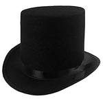 Funny Party Hats Black Top Hat - Vi