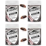 Bed Bug Smoke Bomb | Pack of 4 | Permethrin Bed Bug & Insect Fogger - Fast-Acting, Non-Staining, Covers 30m², For Home Use, Kills BedBugs, Silverfish, Moths, Ants, Spiders, Fleas