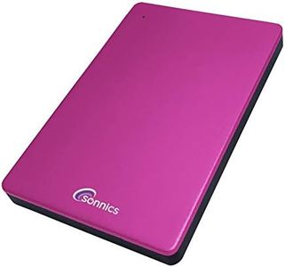 Sonnics 1TB Pink External Portable Hard Drive Type C USB 3.1 Compatible with Windows PC, Mac, Smart tv, Xbox ONE/Series X & PS4 /PS5