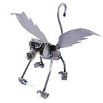 Yardbirds Yardbirds Flying Monkey - American Made Recycled Metal Garden Sculpture