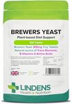 Lindens - Brewers Yeast - 1800mg Daily Intake - 500 Vegan Tablets - UK Made - Natural Vitamins & Micronutrients and Non-Debittered for Maximum Nutrition | B Vitamins, Amino Acids, Minerals