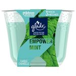 Glade® Scented Candle, Empower Mint™, Air Freshener Infused with Essential Oils, 3-Wick Candle, 1 Count