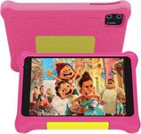 HiGrace Kids Tablet 7 inch, Android 13 Quad Core, 5GB RAM + 32GB ROM, 128GB Expansion, HD Display, Wi-Fi, Children Tablet with Parent Control - Pink