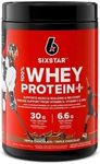 Whey Protein Powder + Creatine Monohydrate, Six Star 100% Whey Protein Plus, Whey Protein Isolate & Peptides, Lean Protein Powder for Muscle Gain, Whey Isolate Protein Shake, Cookies and Cream, 4 lbs