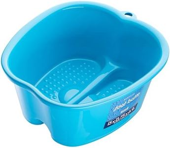 Mantello Foot Bath, Extra Large, Foot Soaking Tub - Pedicure Bowl - Foot Soak Tub (Blue)