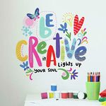 RoomMates Be Creative Quote Peel and Stick Wall Decals