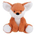 Apricot Lamb Toys Plush Orange Fennec Fox Stuffed Animal Soft Cuddly Perfect for Kids 8.5 Inches