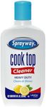 Sprayway Cook Top Cleaner, 8oz | Removes Grease, Grime & Stubborn Stains | Streak-Free Shine, Safe for Glass & Ceramic Cooktops | Easy-to-Use Formula