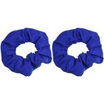 Large Solid Scrunchie - Set of 2-Royal