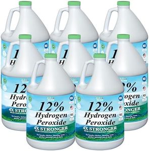Nature's Freedom 12% Hydrogen Peroxide, Food Grade H2O2 and Purified Water Only, 8 Gallons