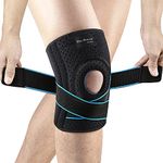 Dr. Brace Knee Brace for Knee Pain, Adjustable Compression Knee Support Wrap with Side Stabilizers & Patella Gel Pad. Pro for Meniscus Tear,ACL,MCL,Arthritis, Joint Pain Relief,Injury Recovery (XX-Large)