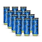 Slazenger Championship Tennis Balls (Material: Rubber, Color: Yellow) Standard Size |12 Can|36 Balls(3 Balls/Can)