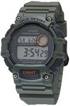 Casio Men Digital Quartz Watch with Resin Strap TRT-110H-3AVCF