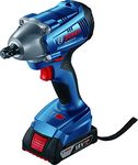 Bosch GDS 250 LI Cordless Impact Wrench, 250 Nm, (M10 – M18), 1/2'' Tool Holder, 1.2 kg + 2 x battery GBA 18V 4.0Ah & Quick charger GAL 18V-40, 1 Year Warranty