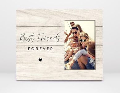 Orchroma Best Friends Forever Picture Frame - Birthday Gifts for Best Friend Bestie BFF, Graduation Gifts Going Away Gifts for Best Friends Picture Frame 8x10 in（Cream-Coloured）