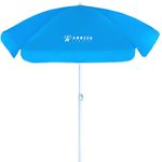 AMMSUN 5ft Seaside Beach Umbrella for Sand and Water Table - Kids Durable Umbrellas for children Beach Camping Garden Outdoor Play Shade