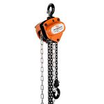 SuperHandy Manual Chain Block Hoist Come Along 1/2 TON 1100 LBS Cap 10FT Lift 2 Heavy Duty Hooks Commercial Grade Steel for Lifting Pulling Construction Building Garage Warehouse Automotive Machinery