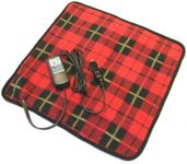 Trillium Worldwide Car Cozy 2 12-Volt Heated Mini Travel Pad, Red Plaid, 16 x 16, (TWI-2202)