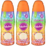 Fabulosa In-Wash Laundry Fragrance Boost, Made Using Salt Crystals, In-Wash Scent Booster Laundry, 66 Washes, Pack of 3 x 400g, Rainbow Drops