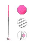 Junior Golf Putter Stainless Steel Kids Putter Right Handed for Kids Ages 9-12(Pink Head+Pink Grip, 29inch,Age 9-12)