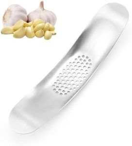Garlic Crusher,Garlic Press,Garlic Mincer,Garlic Peeler, Roller to Press Garlic Crusher Mince Cloves of Garlic Kitchen Tool