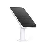 eufy security Certified eufyCam Solar Panel, Compatible with eufyCam, Continuous Power Supply, 2.6W Solar Panel, IP65 Weatherproof White