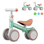 Sejoy Adjustable Baby Balance Bike with Adjustable Seat Handle for 10-36 Month Boy Girl 1 Year Old Toddler Balance Bike,Infant First Walking Bike,Toddler Training Bike,No Pedal 4 Silence Wheels