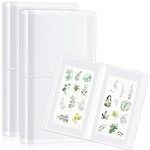 2 Pack 4.8 x 9.6 Large Clear Storage Sticker Organizer Storage Binder Book Reusable Storage Book Collection Album for Planner Scrapbook Stickers Displaying Double-sided 50 Pages