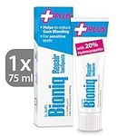 Dr. Wolff's Bioniq Repair Plus Toothpaste 75ml | Sensitive Toothpaste with Added Gum Protection | Fluoride-Free Toothpaste for Daily Use | Enamel Repair Toothpaste | Toothpaste for Travel & Home