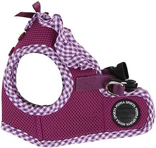 Puppia Vivien Vest Dog Harness Step-in All Season Mesh Cute No Pull No Choke Walking Training for Small Dog, Purple, Small