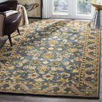 SUPPLE CARPETS Handmade 100% Wool Carpet Ideal for High Traffic Areas in Living Room Carpet [Size 6x9 feet]