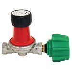 Bayou Classic 7850 0-30 PSI Adjustable High-Pressure Propane Regulator for 1/4-Inch Inlets and Outlets