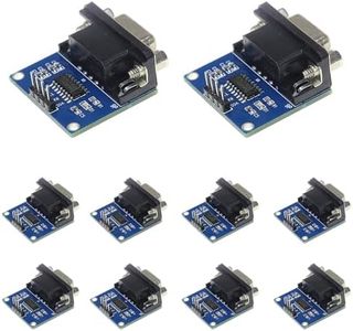 hiBCTR 10 Pieces RS232 to TTL Converter Module COM Serial Port Board MAX3232 MAX232CSE