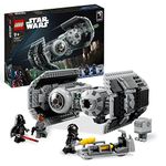 LEGO Star Wars TIE Bomber Model, Building Toy for 9 Plus Year Old Boys & Girls, Starfighter with Gonk Droid Figure & Darth Vader Minifgure with a Lightsaber, Collectable Gift Idea 75347