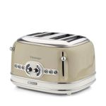 Ariete 156/03-beige Toaster which is Designed for Four Slices Vinatge-156/03-beige, Beige