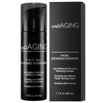 Onyx Anti-Aging Face Sunbed Cream - Intense Tanning Moisturiser for Instant Face Tan - Sunbed Cream with Bronzer and Accelerator